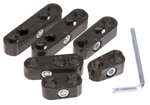 Black Pro Spark Plug Wire Separators