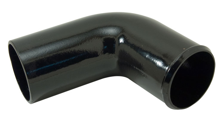 4" Cast Aluminum 85 Degree Exhaust Elbow