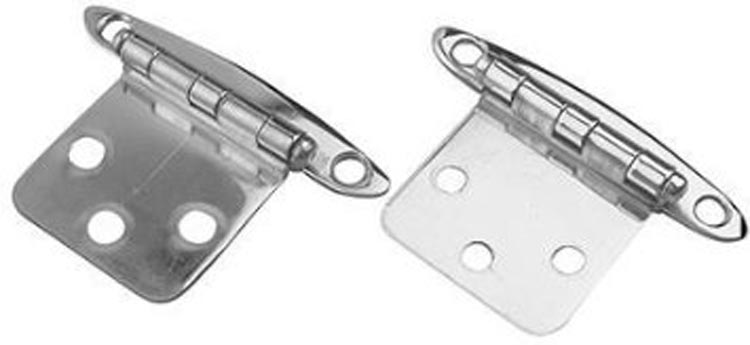 Flsh Mnt Concealed Hinge Ss 2pk