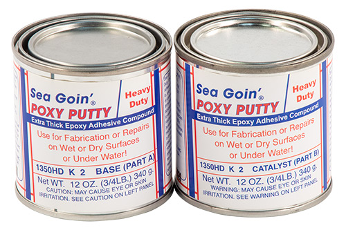 Heavy Duty Sea Goin' Poxy Putty - 1-1/2 lbs / 1 pint