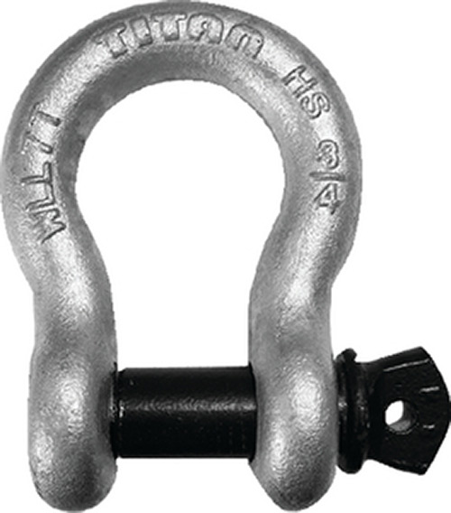 High Strength Galvanized Shackle, 5/8"