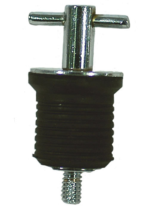 T-Handle Twist-In Drain Plug- Stainless Steel