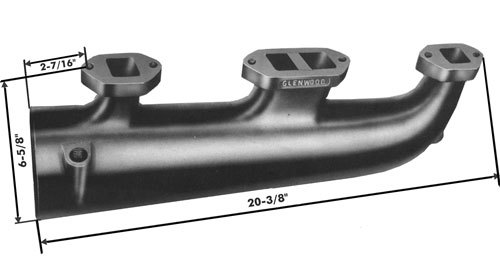 Log Manifolds - Small Block Chevy - CP Performance Log Manifolds - Small Block Chevy - CP Performance