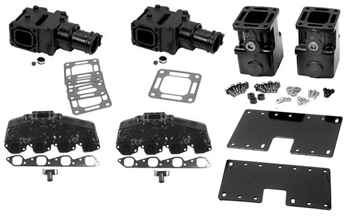 GM V8 BB Exhaust Manifold System Set