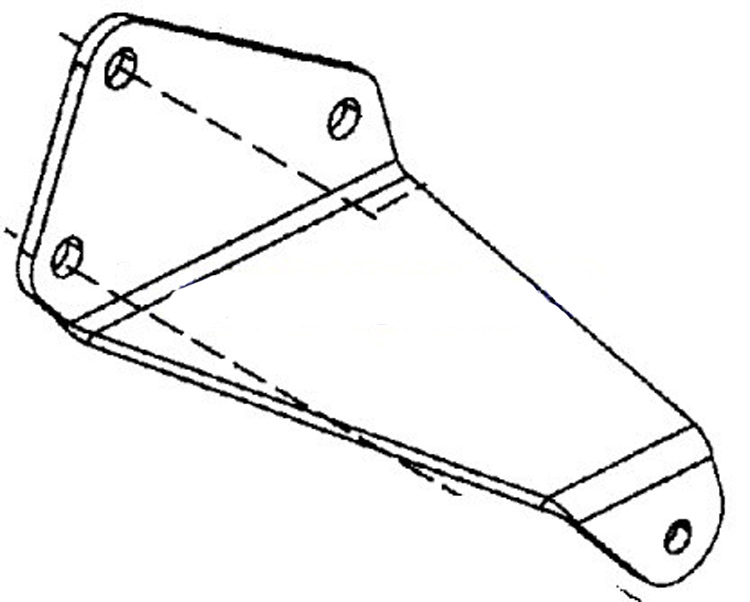 BRACKET-ALT Mercruiser 862058T