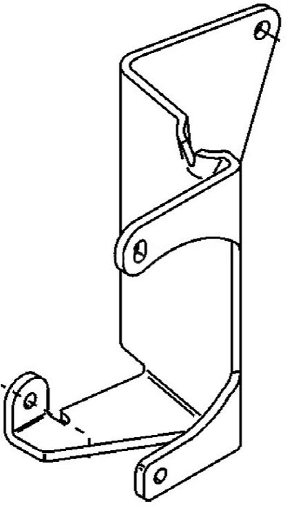 BRACKET-ALT. Mercruiser 863211T01