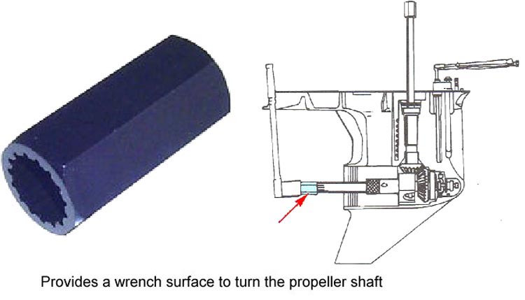 Propeller Shaft Adaptor 91-61077T