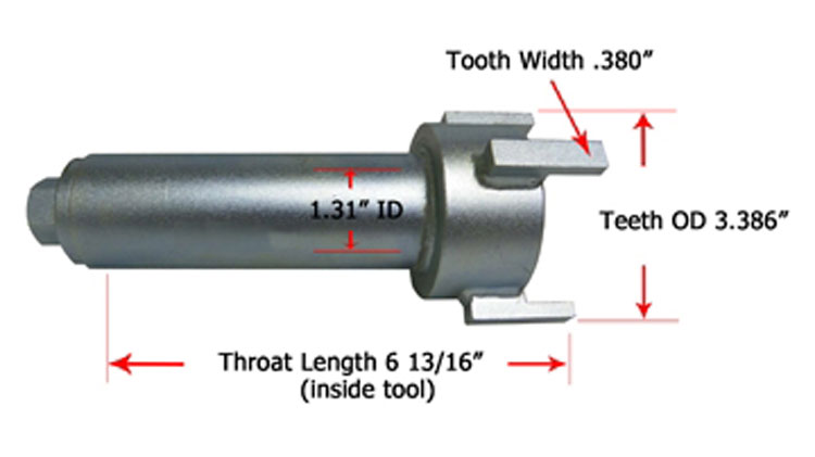 Thread Chaser / Nut Installer Tool Mercruiser 91-73688