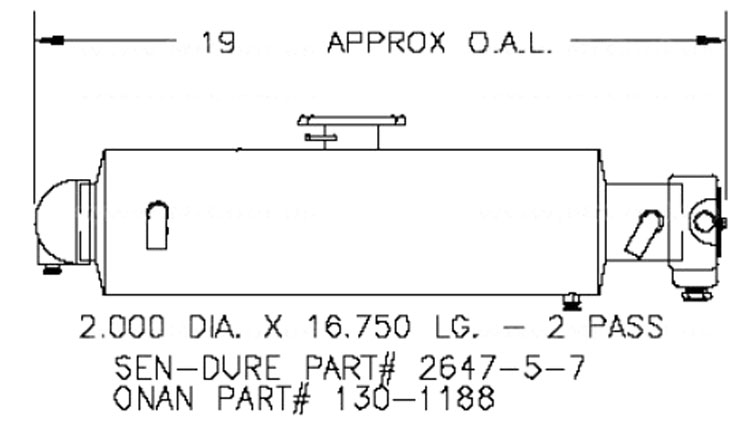 Onan Heat Exchanger