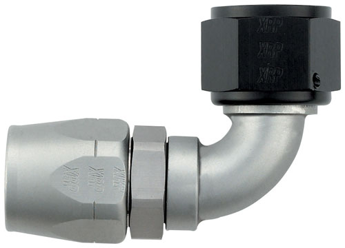 Ti-Tech 90 Degree Double-Swivel AN Hose End