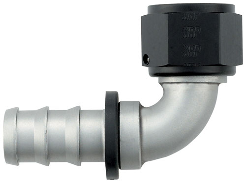 Ti-Tech 90 Degree Push-On Hose End