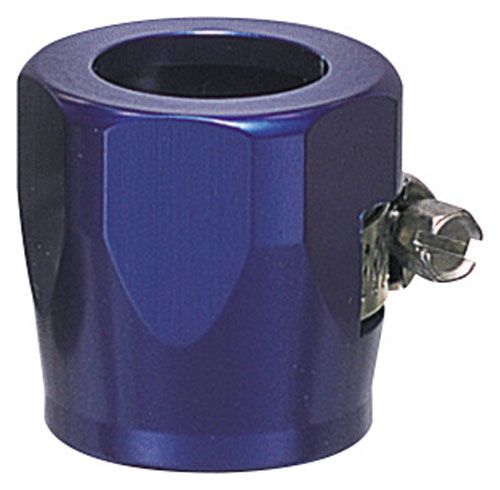 Blue Hex Hose Finisher with Clamp