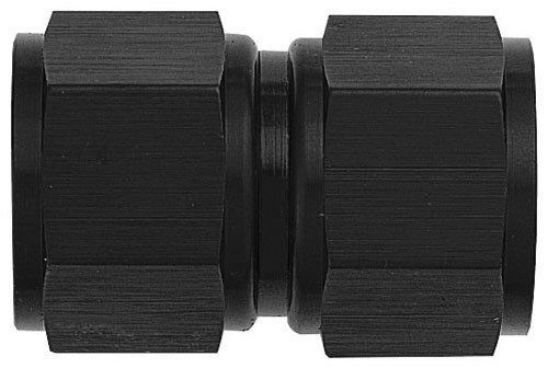 Black AN Female to Female Swivel Coupling