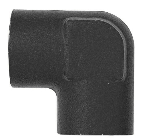 Female To Female NPT Pipe Adapters 90 Degree - Black