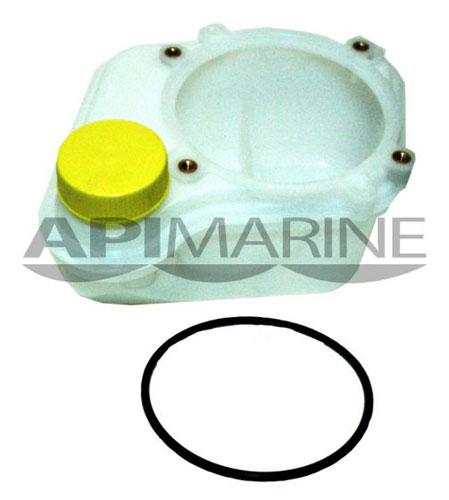 Late Style 4-Screw Mount Left Hand Fill Plastic Oil Reservoir