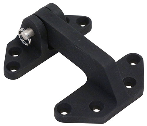 Black Anodized Aluminum Long Reach Hinge