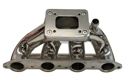 Cyclone Header System For GM LS with Turbo Adapter Flange