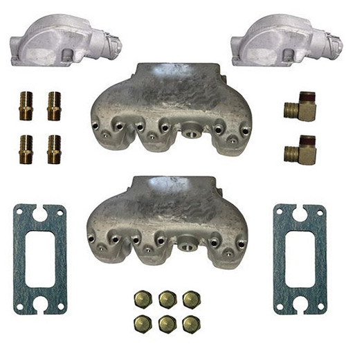 CP Performance - V6 Marine Aluminum Exhaust Manifold System for GM 4.3L
