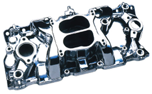 Small Block Chevy 1996 and Up Polished Intake Manifolds