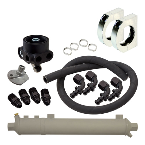 Tube Style Engine & Power Steering Oil Control Kit Up To 700HP, Gen 4 BBC, Thermostatic