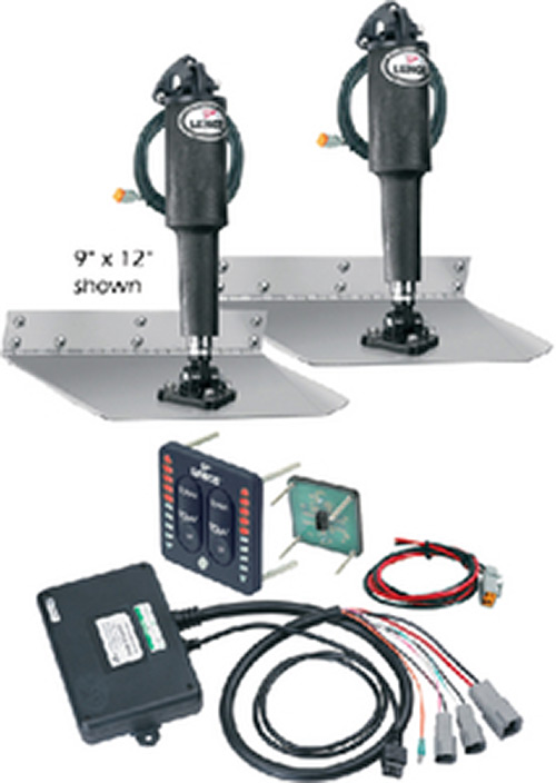 12" x 12" Trim Tab Kit w/LED Indicator Switch"