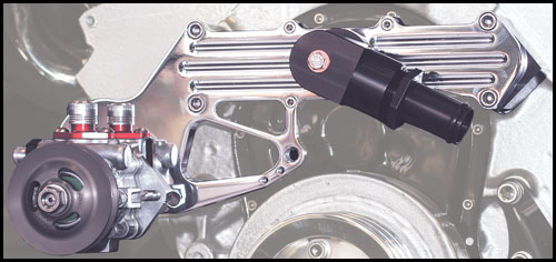 Crossover Mounted Power Steering System - 1-1/4" Single Inlet