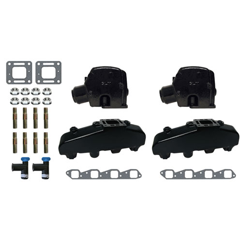 GM V8 BB Exhaust Manifold System Set