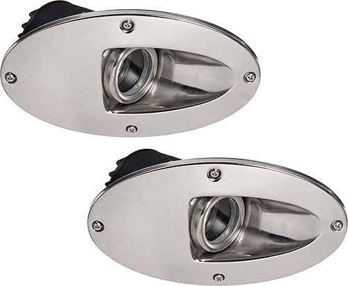 Hull / Docking / Backup Lights - Stainless Steel