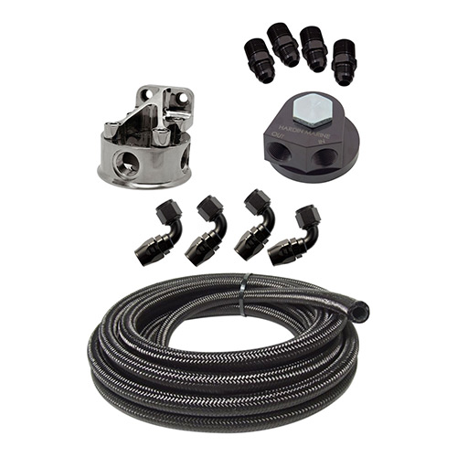 CP Performance - BBC 1000HP Gen. 5/6 Oil Filter Relocation Kit