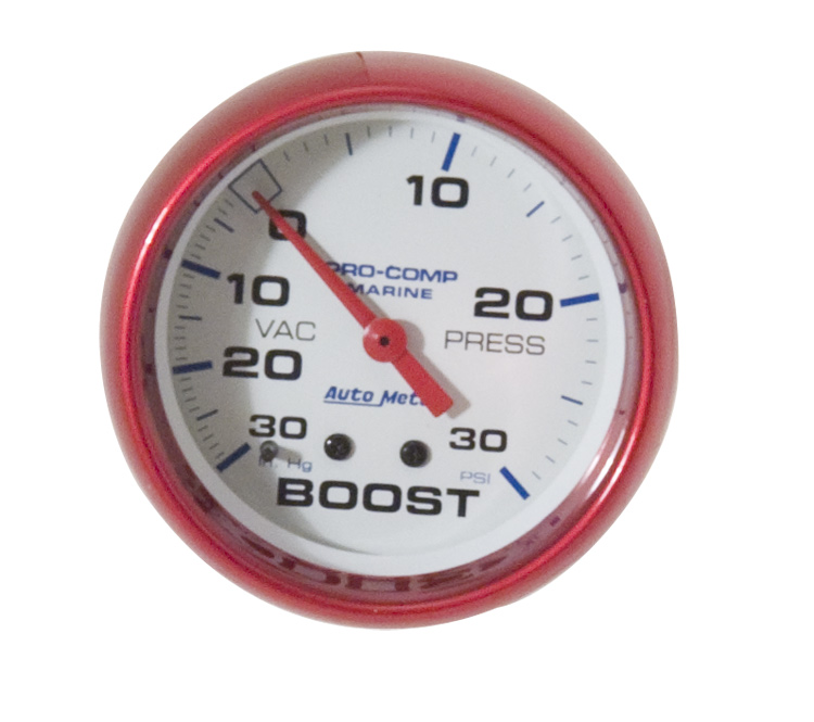 Mechanical Boost / Vacuum Gauge 20 lb.