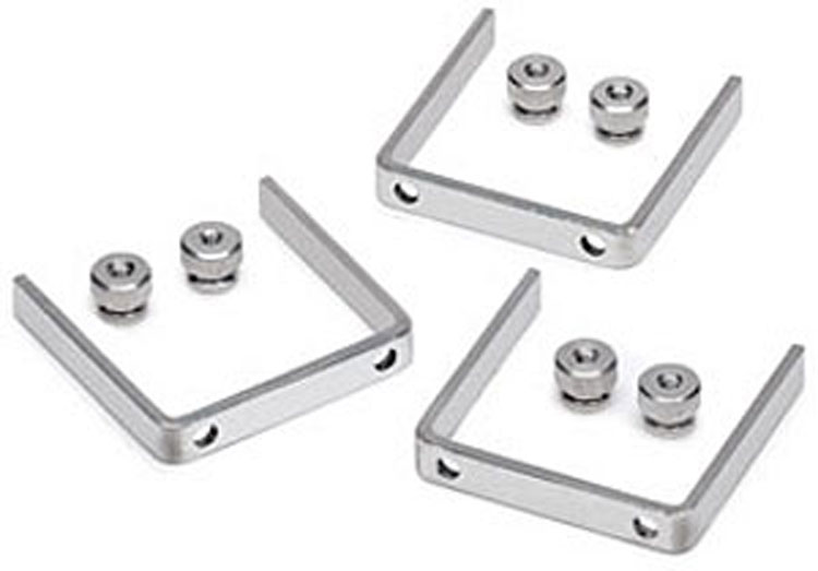 2-1/16 Gauge Bracket Kit, aluminum (qty 3)