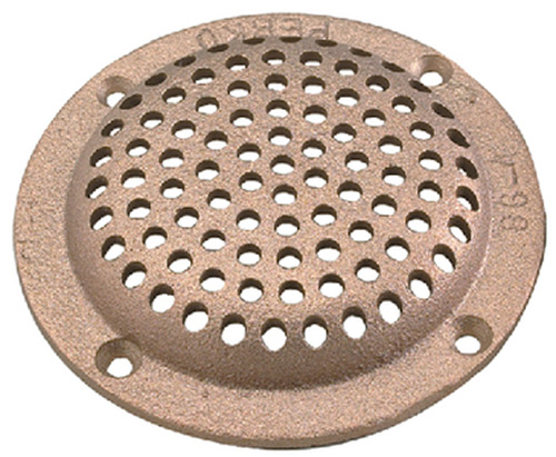 3" Round Bronze Strainer"