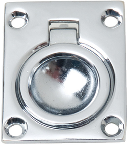 Chrome Plated Zinc Flush Ring Pull