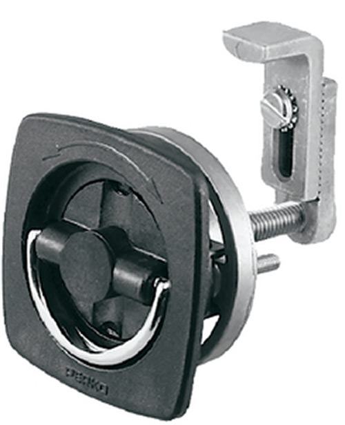 2-1/2X2-1/2 Black Flush Latch