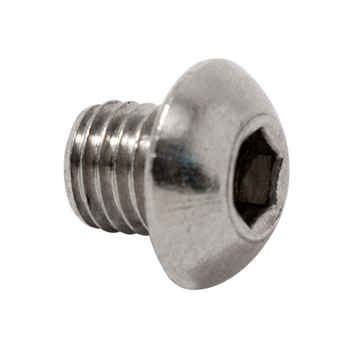 1/4"-28 Button Head Allen Bolt, 0.25" Long