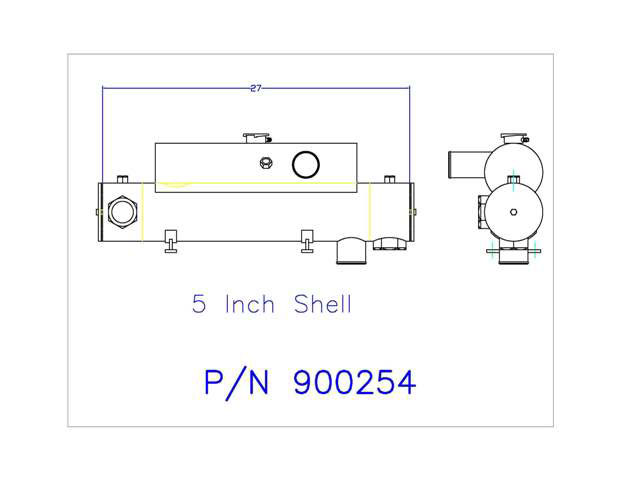 Replacement Heat Exchanger, Cummins #850 NT