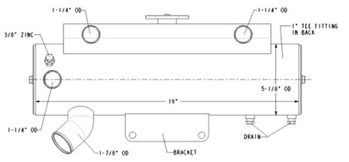 Heat Exchanger A1224-00/A5467-5163 - Crusader - 97434
