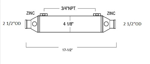 Replacement Oil Cooler MPC-202-1062-Caterpillar-202-1062