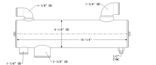 Heat Exchanger MPC-3910582-Cummins-3910582
