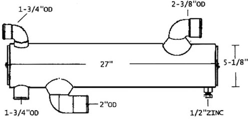 Heat Exchanger MPC-3912145-Cummins-3912145