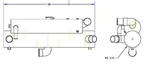 Heat Exchanger MPC-DD-2350-4784-Detroit Diesel-2350-4784