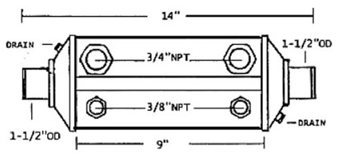 Replacement Oil Cooler MPC-NA-004100-Perkins-NA-004100
