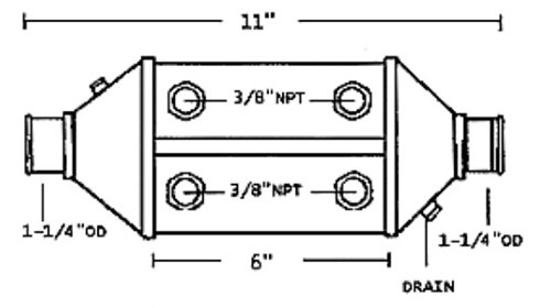 Replacement Oil Cooler MPC-NA-004179-Perkins-NA-004179