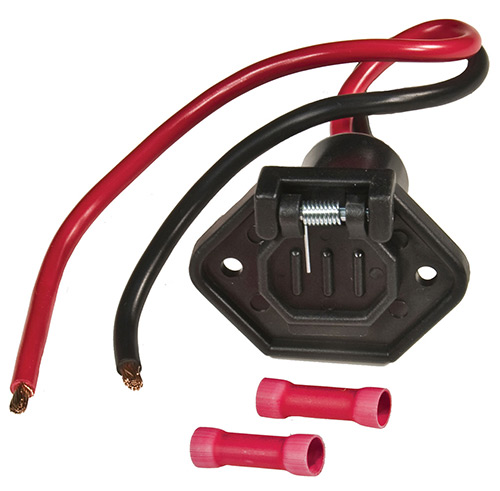 Trolling Motor Plug Boat Side 12V V-Groove