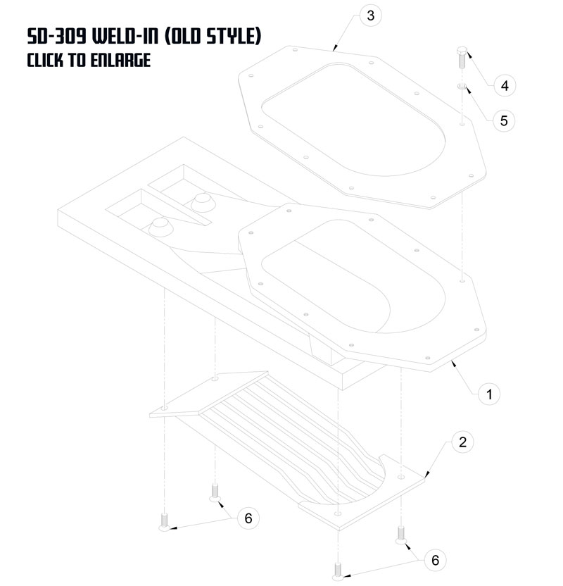 CP Performance Model SD309 WeldIn (Old Style)