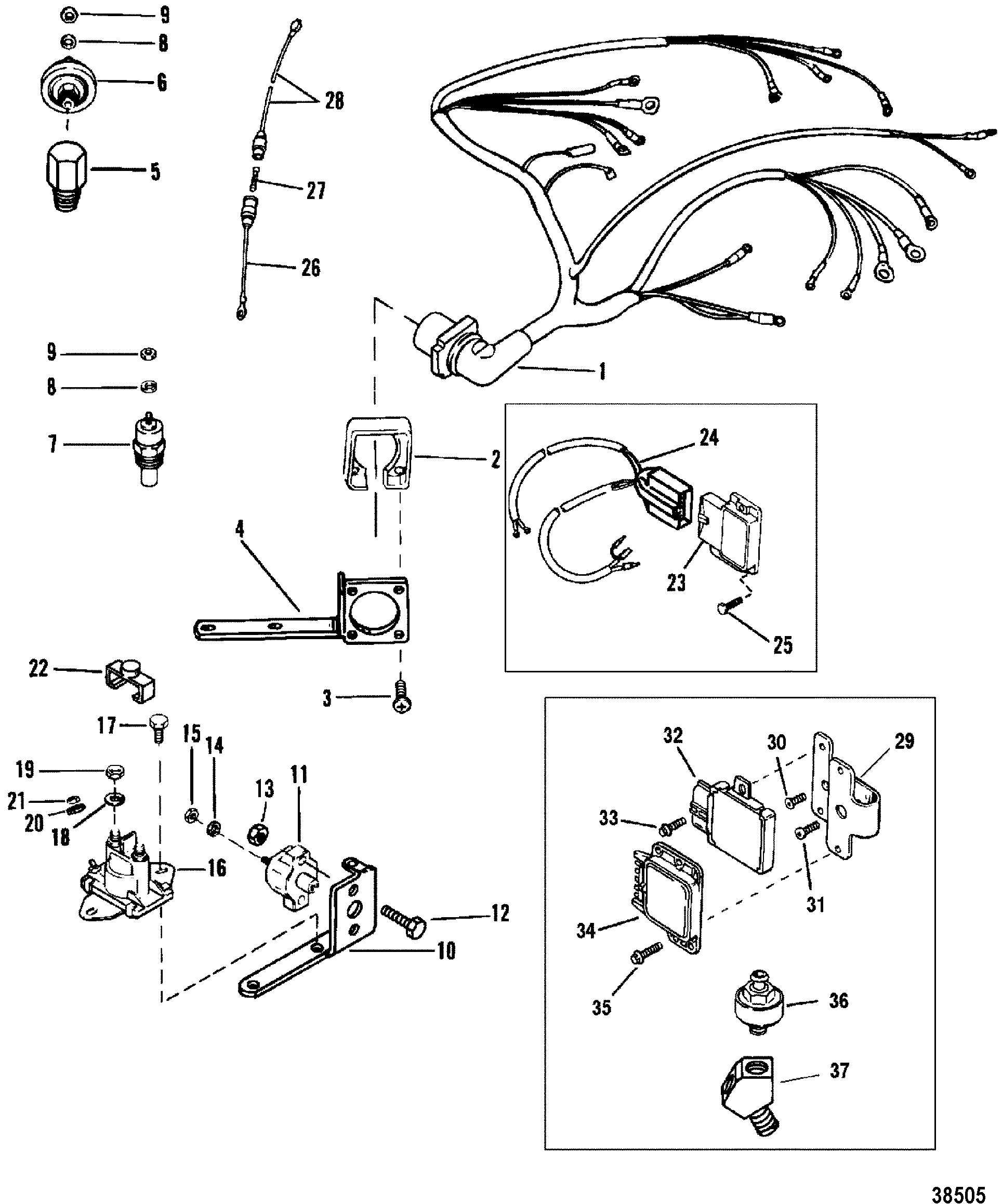 Mercruiser Thunderbolt Iv Ignition Wiring Diagram General Wiring ...