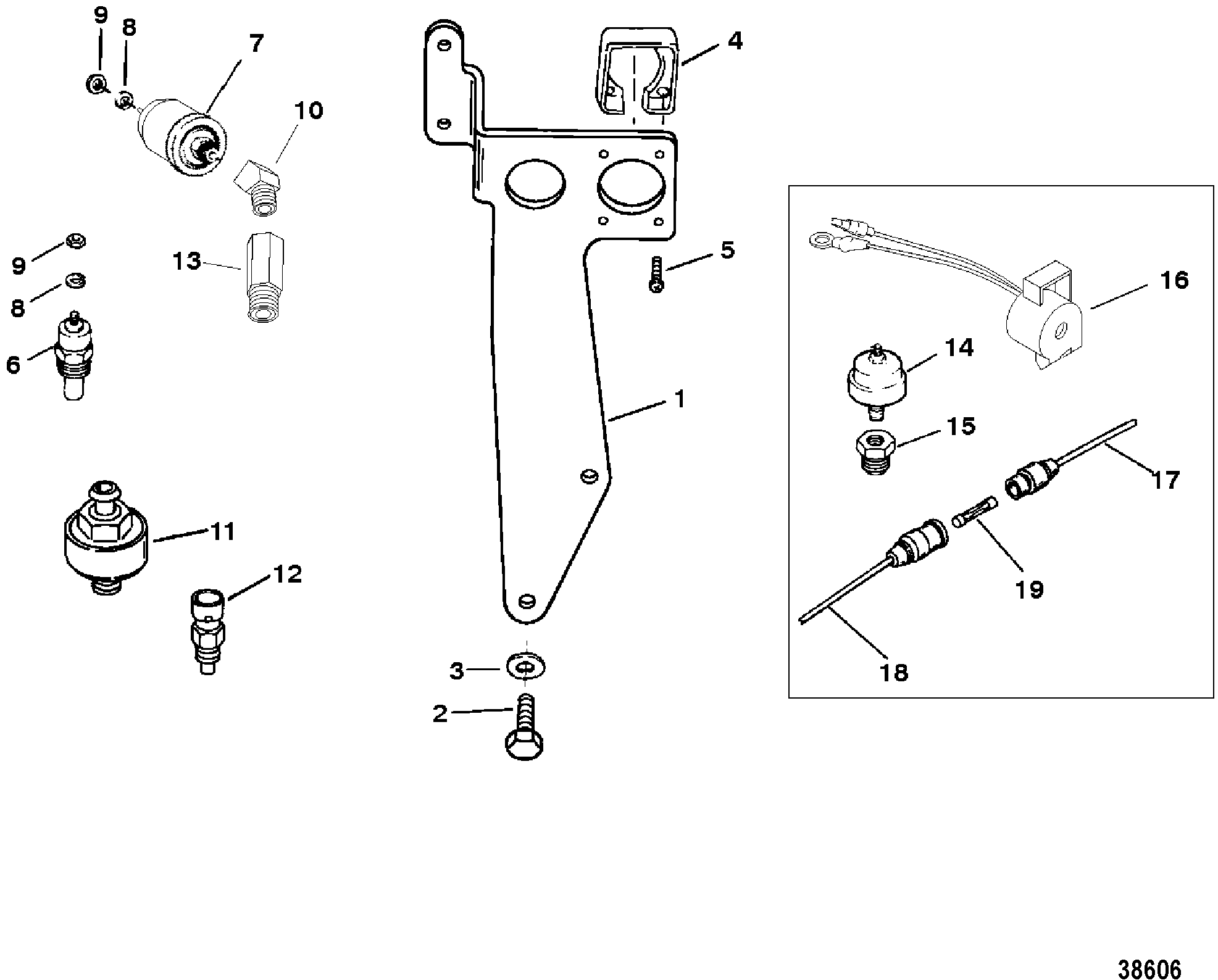 CP Performance - Senders And Harness Bracket