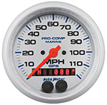 Autometer 100 MPH GPS Speedometer 3-3/8"