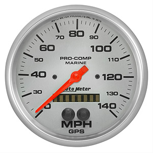 GPS Multi Function 140 MPH Speedometer Gauge Only 4-5/8"