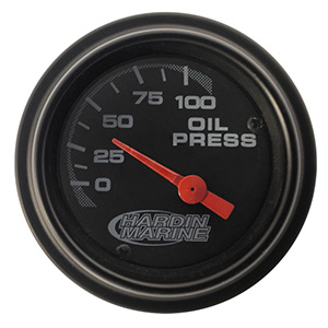 2" Oil Pressure Gauge, 0-80 PSI